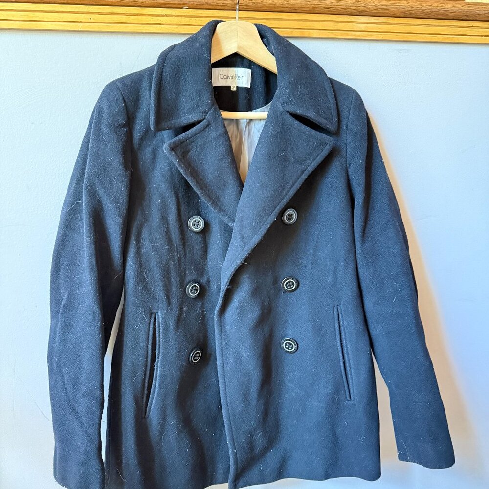 Calvin Klein short pea coat